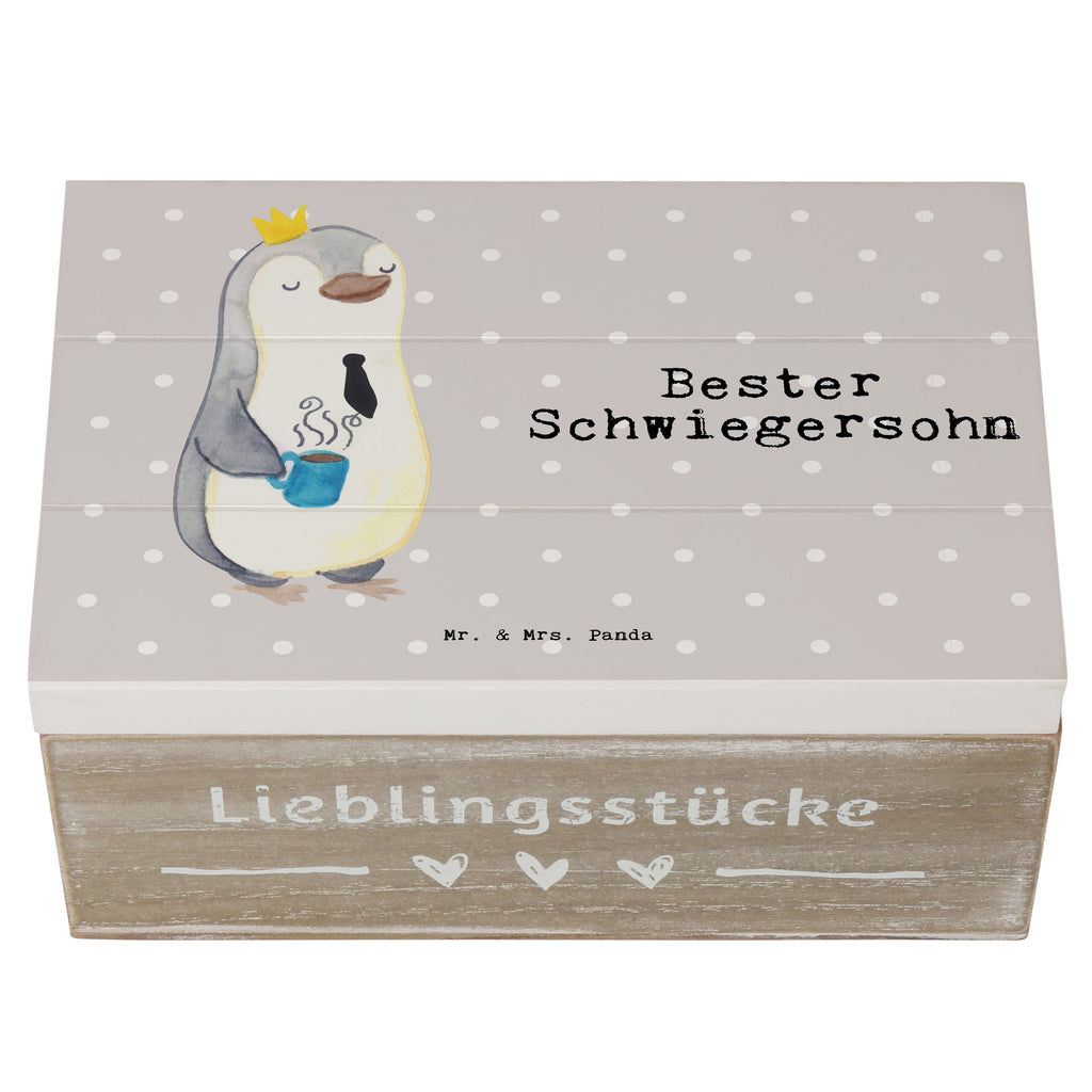 Holzkiste Pinguin Bester Schwiegersohn Holzkiste, Kiste, Schatzkiste, Truhe, Schatulle, XXL, Erinnerungsbox, Erinnerungskiste, Dekokiste, Aufbewahrungsbox, Geschenkbox, Geschenkdose, für, Dankeschön, Geschenk, Schenken, Geburtstag, Geburtstagsgeschenk, Geschenkidee, Danke, Bedanken, Mitbringsel, Freude machen, Geschenktipp, Schwiegersohn, Tochter, Ehefrau des Sohns, Frau, angeheiratet, Hochzeit, Heirat