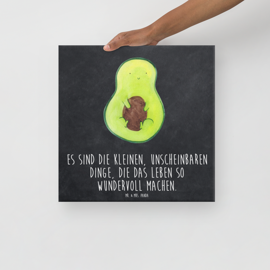 Leinwand Bild Avocado Kern Leinwand, Bild, Kunstdruck, Wanddeko, Dekoration, Avocado, Veggie, Vegan, Gesund, Avokado, Avocadokern, Kern, Pflanze, Spruch Leben