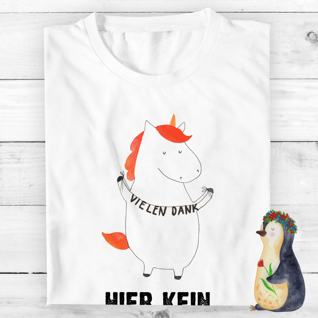 T-Shirt Standard Einhorn Vielen Dank T-Shirt, Shirt, Tshirt, Lustiges T-Shirt, T-Shirt mit Spruch, Party, Junggesellenabschied, Jubiläum, Geburstag, Herrn, Damen, Männer, Frauen, Schlafshirt, Nachthemd, Sprüche, Einhorn, Einhörner, Einhorn Deko, Pegasus, Unicorn, Danke, vielen Dank, Dankeschön, Danksagung