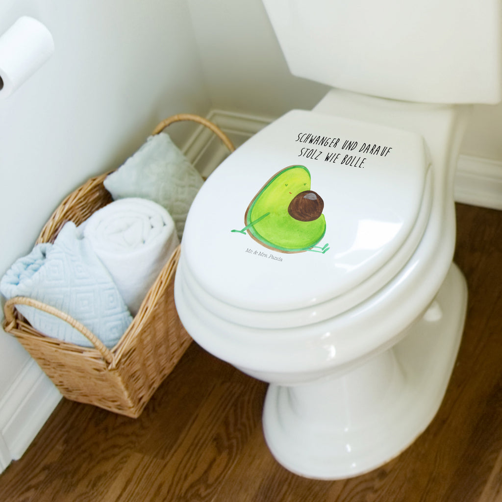 Motiv WC Sitz Avocado schwanger Klobrille, Klodeckel, Toilettendeckel, WC-Sitz, Toilette, Avocado, Veggie, Vegan, Gesund, schwanger, Schwangerschaft, Babyparty, Babyshower