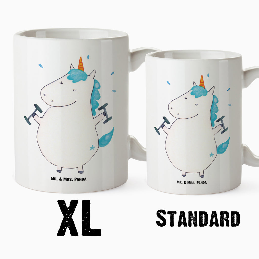 XL Tasse Einhorn Fitness XL Tasse, Große Tasse, Grosse Kaffeetasse, XL Becher, XL Teetasse, spülmaschinenfest, Jumbo Tasse, Groß, Einhorn, Einhörner, Einhorn Deko, Pegasus, Unicorn, Gym, Fitness, Fitnessstudio, Diät, Abnehmen, Sport, Pumpen, Geräte, Sixpack