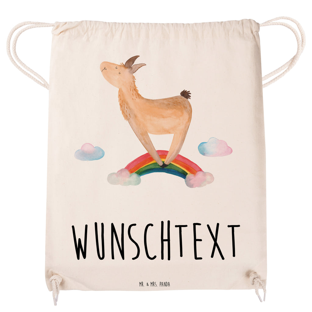 Personalisierter Sportbeutel Lama Regenbogen Personalisierter Sportbeutel, Personalisierter Beutel, Personalisierte Sporttasche, Personalisierter Tasche, Personalisierter Stoffbeutel, Personalisierter Sportbeutel Kinder, Sportbeutel mit Namen, Turnbeutel mit Namen, Beutel mit Namen, Sporttasche mit Namen, Tasche mit Namen, Stoffbeutel mit Namen, Sportbeutel Kinder  mit Namen, Wunschtext, Wunschnamen, Personalisierbar, Personalisierung, Lama, Alpaka, Lamas, Regenbogen, Haters gonna hate, Haters, Selbstständig, Außenseiter, Schule, Abi, Hobby, Wolkenland, Freiheit