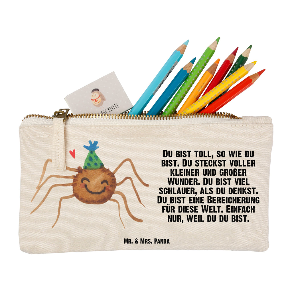 Schminktasche Spinne Agathe Party Schminktasche, Kosmetiktasche, Kosmetikbeutel, Stiftemäppchen, Etui, Federmappe, Makeup, XXL, Schminketui, Kosmetiketui, Schlamperetui, Spinne Agathe, Spinne, Agathe, Videos, Merchandise, Selbstliebe, Wunder, Motivation, Glück