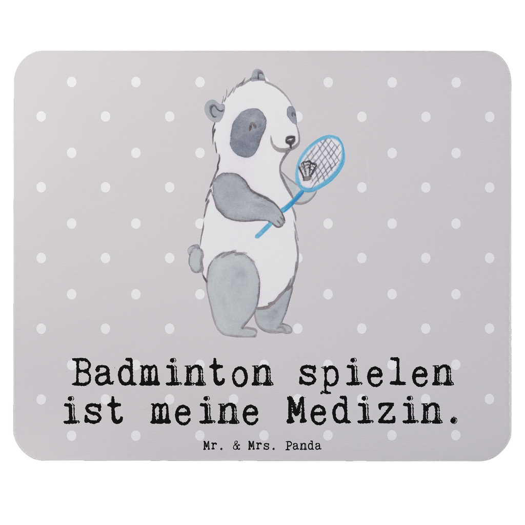 Mauspad Panda Badminton  Medizin Mousepad, Computer zubehör, Büroausstattung, PC Zubehör, Arbeitszimmer, Mauspad, Einzigartiges Mauspad, Designer Mauspad, Mausunterlage, Mauspad Büro, Geschenk, Sport, Sportart, Hobby, Schenken, Danke, Dankeschön, Auszeichnung, Gewinn, Sportler, Badminton, Badminton spielen