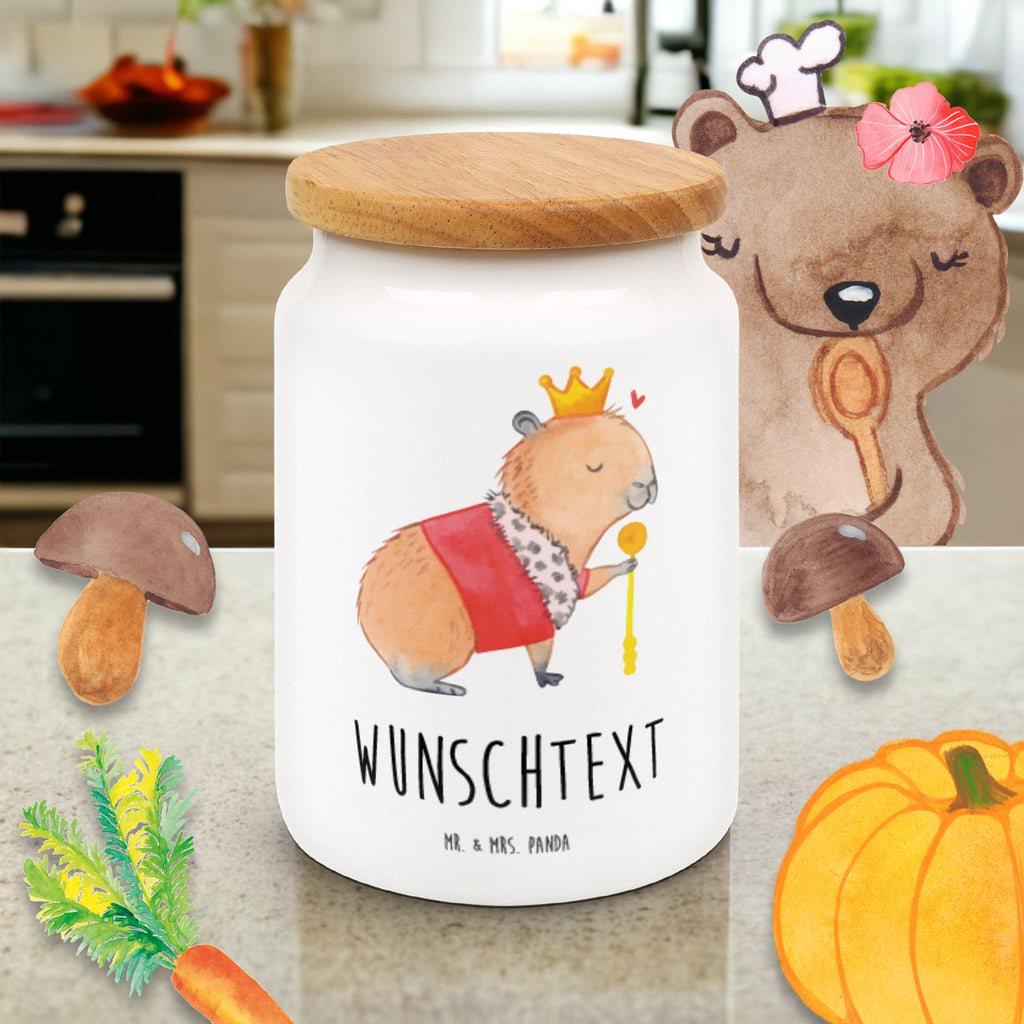 Personalisierte Vorratsdose Capybara König Personalisierte Vorratsdose, Personalisierte Keksdose, Personalisierte Keramikdose, Personalisierte Leckerlidose, Personalisierte Dose, Personalisierter Vorratsbehälter, Personalisierte Aufbewahrungsdose, Tiermotive, Gute Laune, lustige Sprüche, Tiere, Capybara, König