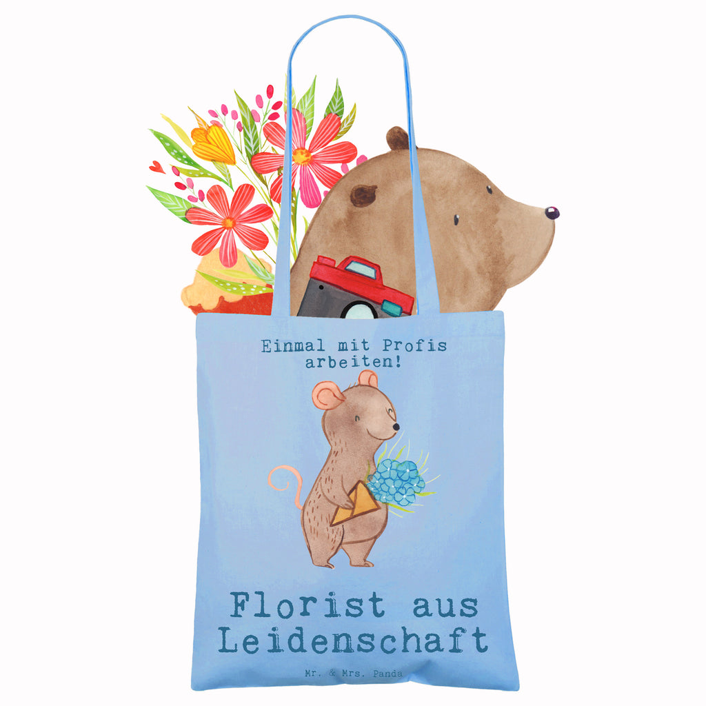 Tragetasche Florist aus Leidenschaft Beuteltasche, Beutel, Einkaufstasche, Jutebeutel, Stoffbeutel, Tasche, Shopper, Umhängetasche, Strandtasche, Schultertasche, Stofftasche, Tragetasche, Badetasche, Jutetasche, Einkaufstüte, Laptoptasche, Beruf, Ausbildung, Jubiläum, Abschied, Rente, Kollege, Kollegin, Geschenk, Schenken, Arbeitskollege, Mitarbeiter, Firma, Danke, Dankeschön, Blumenhändler, Florist, Blumenlanden, Blumenprofi