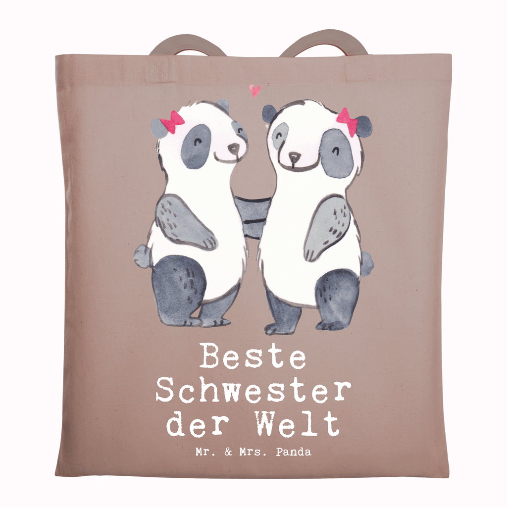 Tragetasche Panda Beste Schwester der Welt Beuteltasche, Beutel, Einkaufstasche, Jutebeutel, Stoffbeutel, Tasche, Shopper, Umhängetasche, Strandtasche, Schultertasche, Stofftasche, Tragetasche, Badetasche, Jutetasche, Einkaufstüte, Laptoptasche, für, Dankeschön, Geschenk, Schenken, Geburtstag, Geburtstagsgeschenk, Geschenkidee, Danke, Bedanken, Mitbringsel, Freude machen, Geschenktipp, Schwestern, Schwester, Geschwister, Schwesterherz, Sister, Familie, Kleinigkeit, Beste, Tochter, Liebe, Kinder