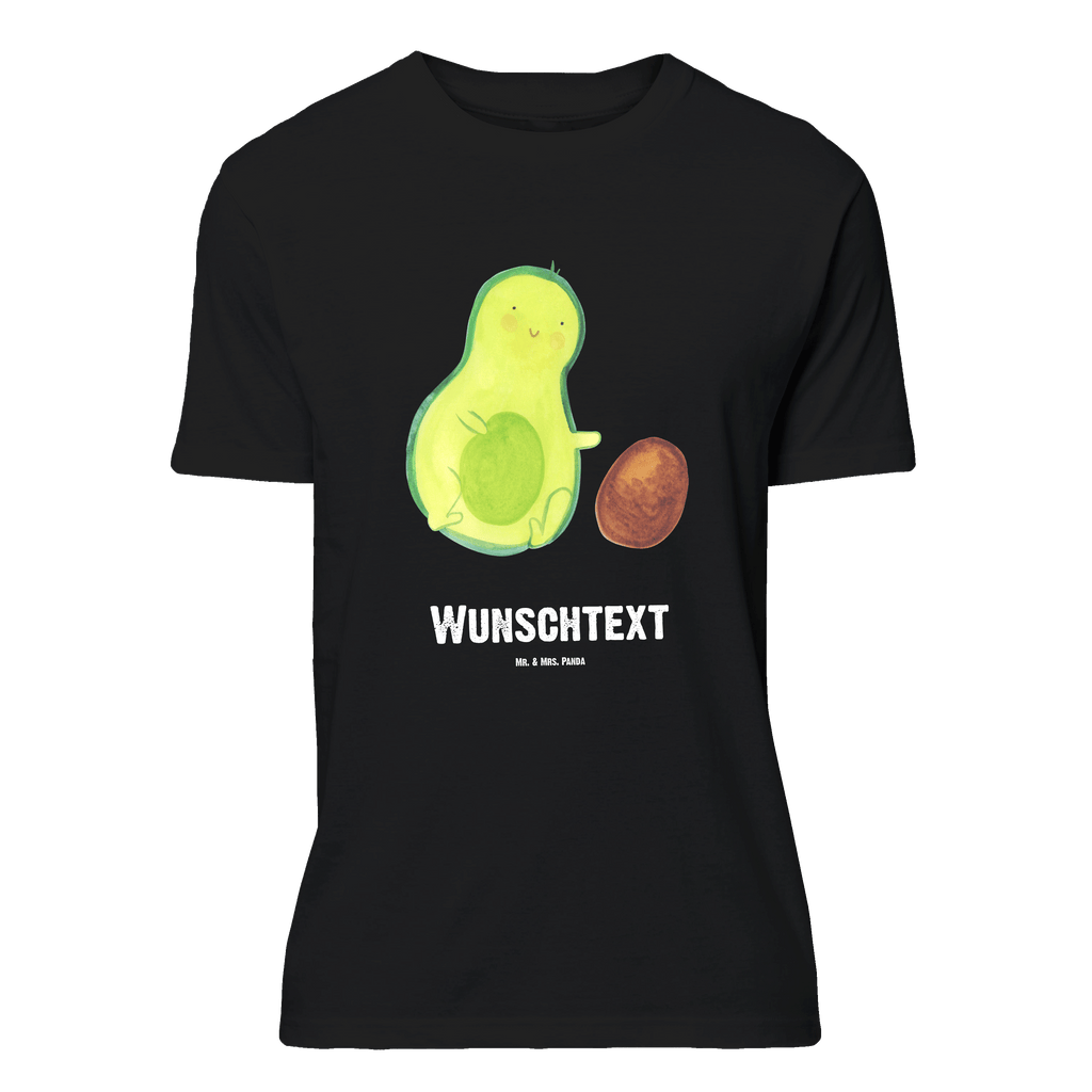 Personalisiertes T-Shirt Avocado rollt Kern T-Shirt Personalisiert, T-Shirt mit Namen, T-Shirt mit Aufruck, Männer, Frauen, Wunschtext, Bedrucken, Avocado, Veggie, Vegan, Gesund, Avocados, Schwanger, Geburt, Geburtstag, Säugling, Kind, erstes Kind, zur Geburt, Schwangerschaft, Babyparty, Baby, große Liebe, Liebe, Love