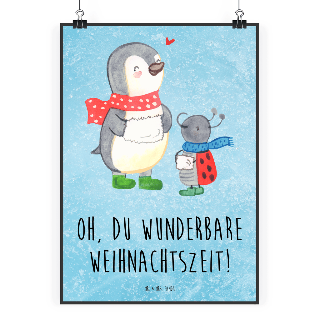 Poster Smörle Winterzeit Poster, Wandposter, Bild, Wanddeko, Küchenposter, Kinderposter, Wanddeko Bild, Raumdekoration, Wanddekoration, Handgemaltes Poster, Mr. & Mrs. Panda Poster, Designposter, Kunstdruck, Posterdruck, Winter, Weihnachten, Weihnachtsdeko, Nikolaus, Advent, Heiligabend, Wintermotiv, Weihnachtszeit, Weihnachtsgruß, Weihnachten Grüße