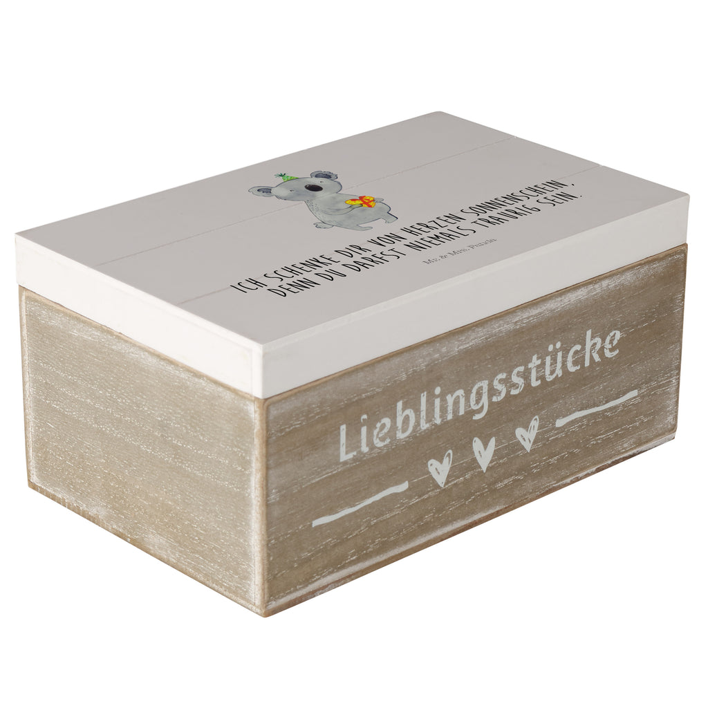 Holzkiste Koala Geschenk Holzkiste, Kiste, Schatzkiste, Truhe, Schatulle, XXL, Erinnerungsbox, Erinnerungskiste, Dekokiste, Aufbewahrungsbox, Geschenkbox, Geschenkdose, Koala, Koalabär, Geschenk, Geburtstag, Party