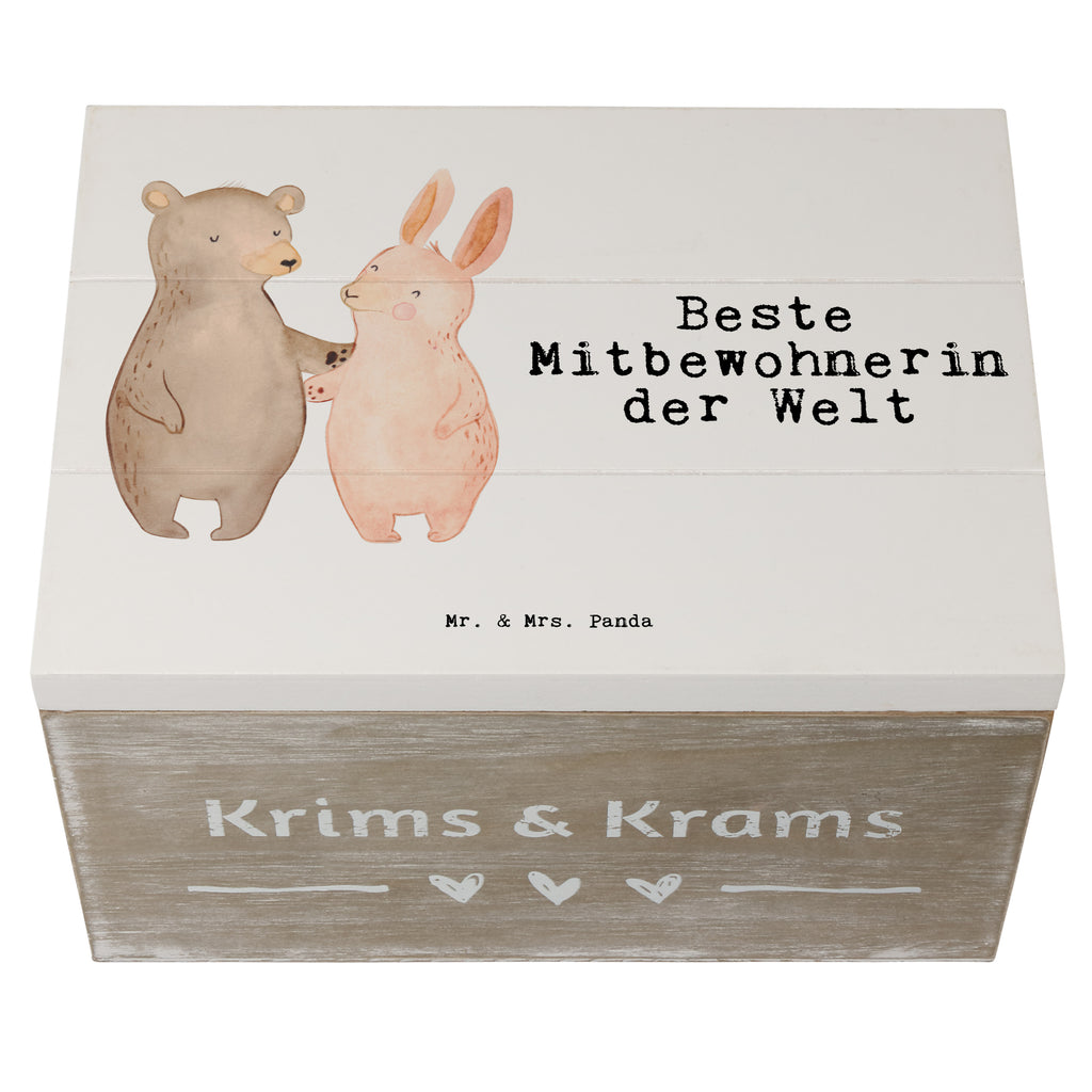 Holzkiste Hase Beste Mitbewohnerin der Welt Holzkiste, Kiste, Schatzkiste, Truhe, Schatulle, XXL, Erinnerungsbox, Erinnerungskiste, Dekokiste, Aufbewahrungsbox, Geschenkbox, Geschenkdose, für, Dankeschön, Geschenk, Schenken, Geburtstag, Geburtstagsgeschenk, Geschenkidee, Danke, Bedanken, Mitbringsel, Freude machen, Geschenktipp, Mitbewohnerin, WG, Zimmernachbarin, Wohngemeinschaft, WG-Bewohnerin, Zimmerkollegin, Zimmergenossin, Stubenkameradin