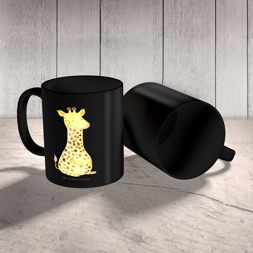 Tasse Giraffe Zufrieden Tasse, Kaffeetasse, Teetasse, Becher, Kaffeebecher, Teebecher, Keramiktasse, Porzellantasse, Büro Tasse, Geschenk Tasse, Tasse Sprüche, Tasse Motive, Kaffeetassen, Tasse bedrucken, Designer Tasse, Cappuccino Tassen, Schöne Teetassen, Afrika, Wildtiere, Giraffe, Zufrieden, Glück, Abenteuer