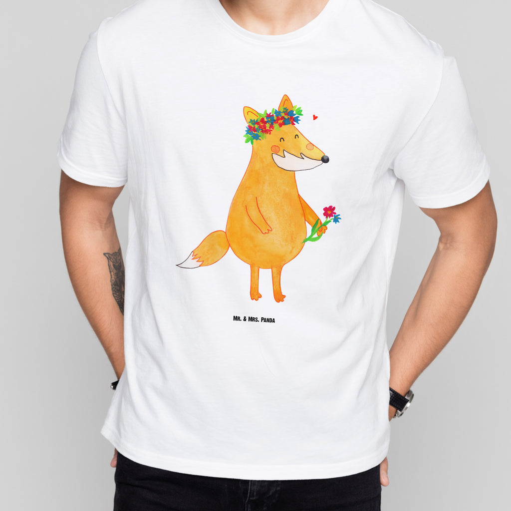 T-Shirt Standard Fuchs Blumenliebe T-Shirt, Shirt, Tshirt, Lustiges T-Shirt, T-Shirt mit Spruch, Party, Junggesellenabschied, Jubiläum, Geburstag, Herrn, Damen, Männer, Frauen, Schlafshirt, Nachthemd, Sprüche, Fuchs, Füchse, Fox, Liebe, Freundin, Fuchsmädchen, Blumenmädchen, Freundinnen, Liebesbeweis, Blume, Blumen, Motivation, Freude, ich, mich, Selbstliebe