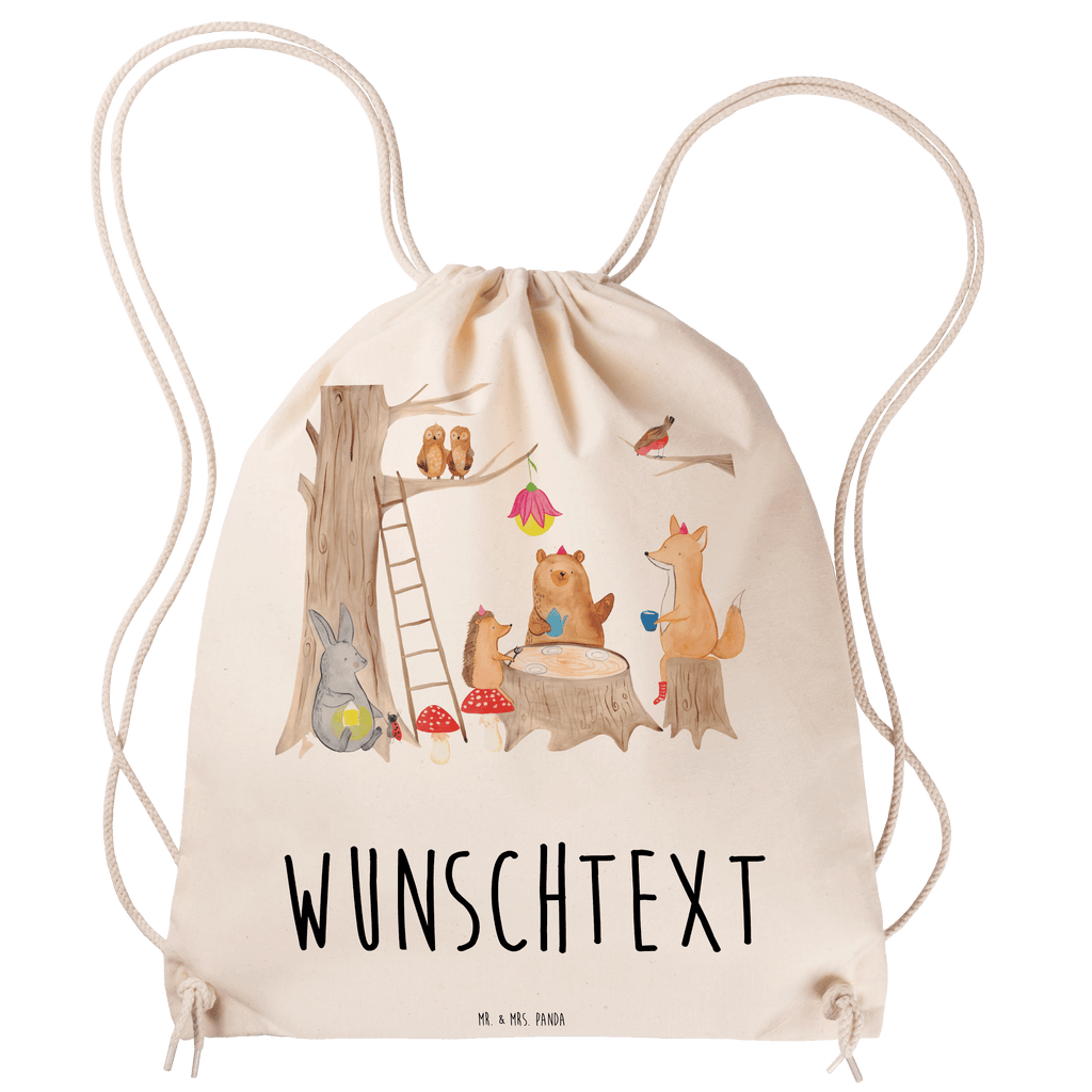 Personalisierter Sportbeutel Waldtiere Picknick Personalisierter Sportbeutel, Personalisierter Beutel, Personalisierte Sporttasche, Personalisierter Tasche, Personalisierter Stoffbeutel, Personalisierter Sportbeutel Kinder, Sportbeutel mit Namen, Turnbeutel mit Namen, Beutel mit Namen, Sporttasche mit Namen, Tasche mit Namen, Stoffbeutel mit Namen, Sportbeutel Kinder mit Namen, Wunschtext, Wunschnamen, Personalisierbar, Personalisierung, Tiermotive, Gute Laune, lustige Sprüche, Tiere, Waldtiere, Picknick, Wald, Fuchs, Hase, Igel, Maus, Eichhörnchen