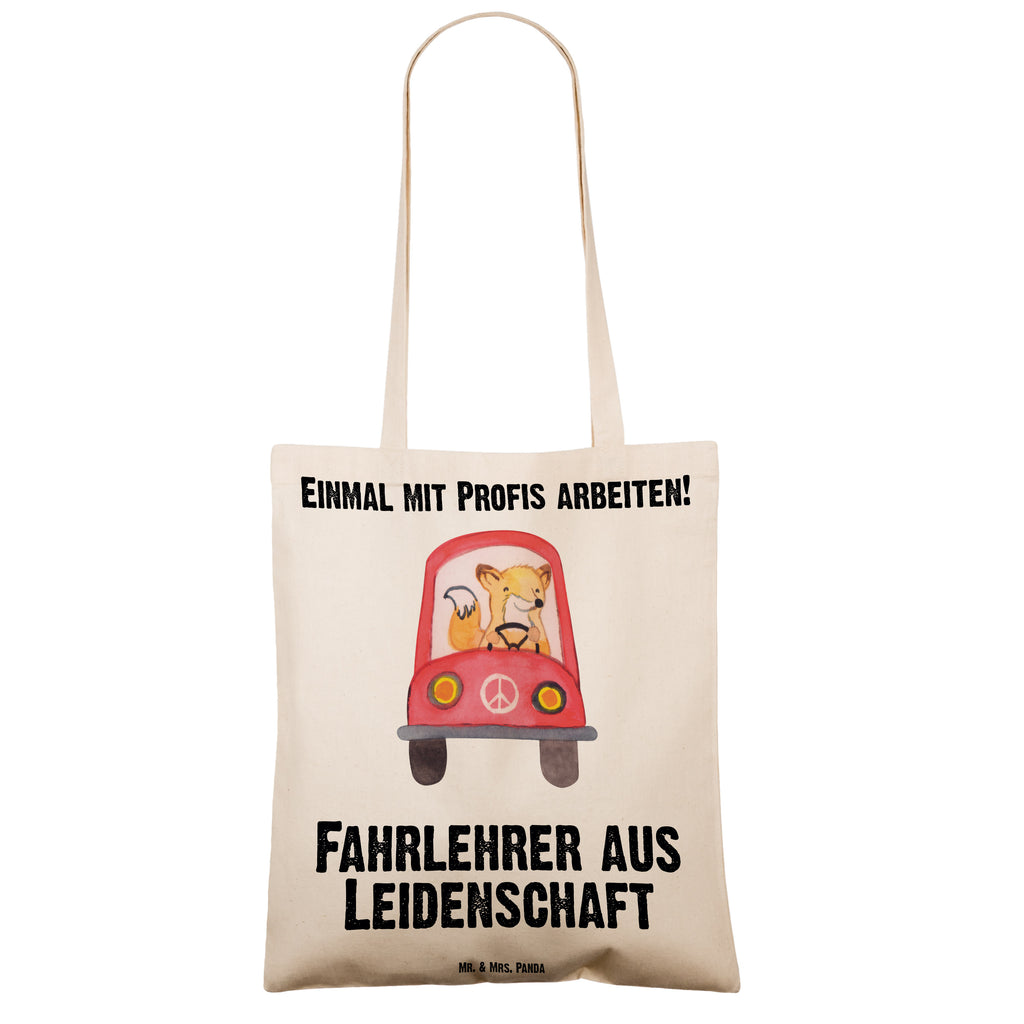 Tragetasche Fahrlehrer aus Leidenschaft Beuteltasche, Beutel, Einkaufstasche, Jutebeutel, Stoffbeutel, Tasche, Shopper, Umhängetasche, Strandtasche, Schultertasche, Stofftasche, Tragetasche, Badetasche, Jutetasche, Einkaufstüte, Laptoptasche, Beruf, Ausbildung, Jubiläum, Abschied, Rente, Kollege, Kollegin, Geschenk, Schenken, Arbeitskollege, Mitarbeiter, Firma, Danke, Dankeschön, Fahrlehrer, Fahrschule, Fahrschullehrer