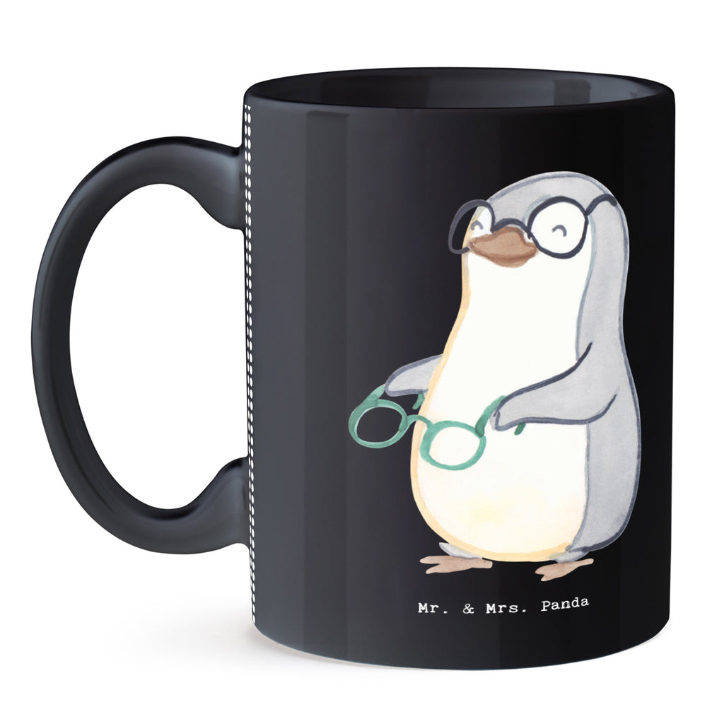 Tasse Augenoptiker mit Herz Tasse, Kaffeetasse, Teetasse, Becher, Kaffeebecher, Teebecher, Keramiktasse, Porzellantasse, Büro Tasse, Geschenk Tasse, Tasse Sprüche, Tasse Motive, Beruf, Ausbildung, Jubiläum, Abschied, Rente, Kollege, Kollegin, Geschenk, Schenken, Arbeitskollege, Mitarbeiter, Firma, Danke, Dankeschön, Augenoptiker, Optiker, Augenarzt, Optometrist, Brillenverkäufer, Brillengeschäft, Eröffnung