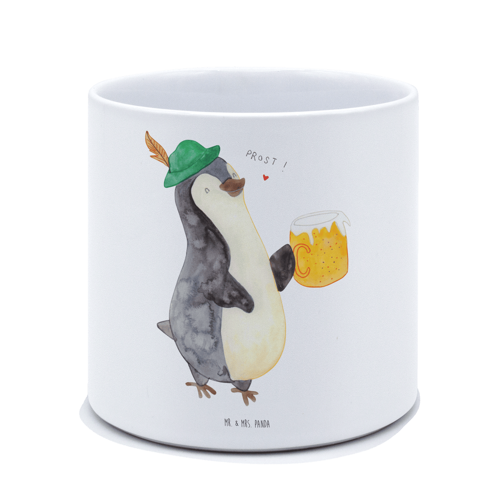 XL Blumentopf Pinguin Bier Bumentopf, Xl Blumentopf, Blumentopf Gross, Übertopf, Pflanztopf, Keramiktopf, Kräutertopf, Topf, Pflanzkübel, Blumenübertopf, Pinguin, Pinguine, Bier, Oktoberfest