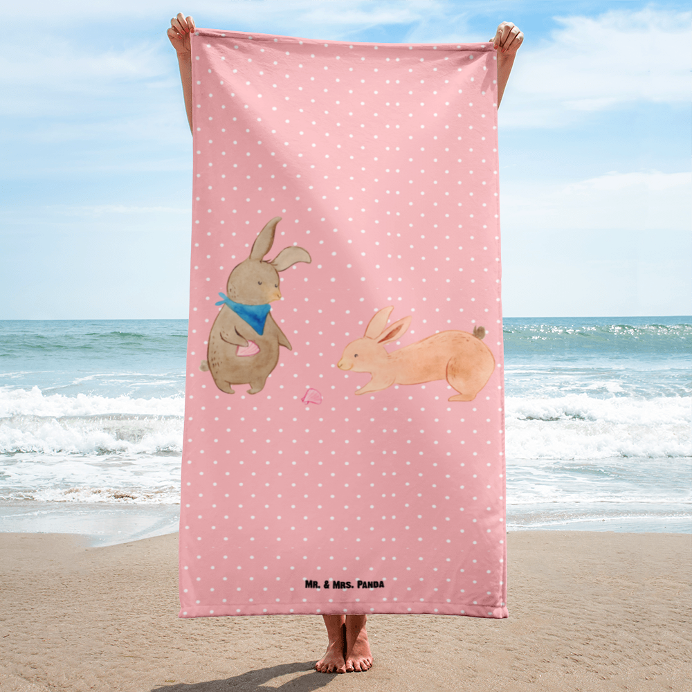 XL Badehandtuch Hasen Muschel Handtuch, Badetuch, Duschtuch, Strandtuch, Saunatuch, Familie, Vatertag, Muttertag, Bruder, Schwester, Mama, Papa, Oma, Opa, Hasen, beste Freundin, Freundin, Freundinnen, best friends, BFF, Muscheln sammeln, Muscheln, Meer