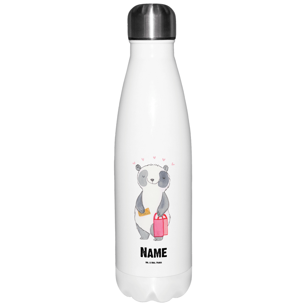 Personalisierte Thermosflasche Panda Beste Shoppingbegleitung der Welt Personalisierte Isolierflasche, Personalisierte Thermoflasche, Personalisierte Trinkflasche, Trinkflasche Mit Namen, Wunschname, Bedrucken, Namensflasche, für, Dankeschön, Geschenk, Schenken, Geburtstag, Geburtstagsgeschenk, Geschenkidee, Danke, Bedanken, Mitbringsel, Freude machen, Geschenktipp, Shoppingbegleitung, Shoppingpartner, Begleitung, Shoppen, Partner, Freundin, Freund, bff, Shopping, Einkaufen, Shopping-Queen, Queen, Bester