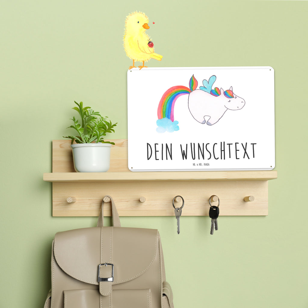 Personalisiertes Blechschild Einhorn Pegasus Blechschild, Metallschild, Geschenk Schild, Schild, Magnet-Metall-Schild, Deko Schild, Wandschild, Wand-Dekoration, Türschild, Einhorn, Einhörner, Einhorn Deko, Pegasus, Unicorn, Regenbogen, Spielen, Realität, Glitzer, Erwachsenwerden