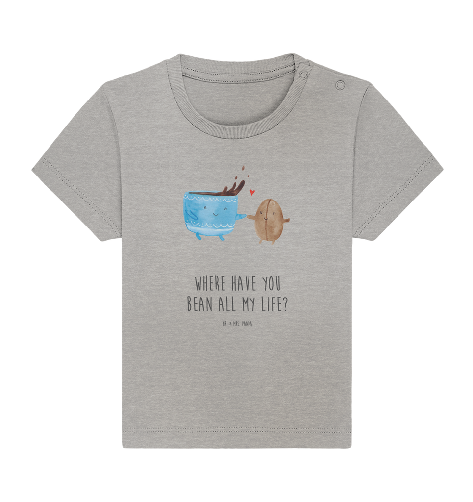 Organic Baby Shirt Kaffee Bohne Baby T-Shirt, Jungen Baby T-Shirt, Mädchen Baby T-Shirt, Shirt, Tiermotive, Gute Laune, lustige Sprüche, Tiere, Kaffee, Kaffeebohne, Genuss, Zufriedenheit, Glück