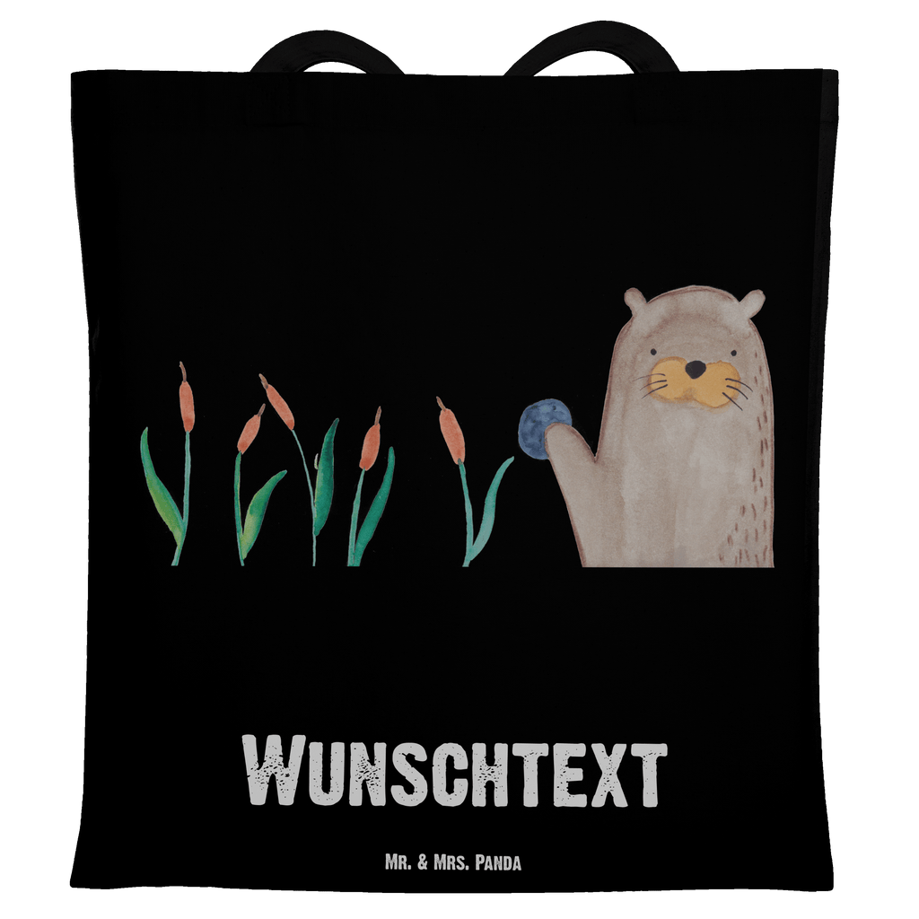 Personalisierte Tragetasche Otter mit Stein Personalisierte Beuteltasche, Personalisierter Beutel, Personalisierte Einkaufstasche, Personalisierter Jutebeutel, Personalisierter Stoffbeutel, Tragetasche mit Namen, Einkaufstasche mit Namen, Stoffbeutel mit Namen, Personalisierte Tasche, Personalisierte Jutetasche, Personalisierte Kindergartentasche, Otter, Fischotter, Seeotter, Otter Seeotter See Otter