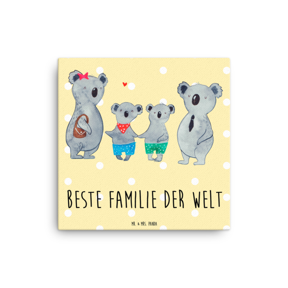 Leinwand Bild Koala Familie zwei Leinwand, Bild, Kunstdruck, Wanddeko, Dekoration, Familie, Vatertag, Muttertag, Bruder, Schwester, Mama, Papa, Oma, Opa, Koala, Koalabär, beste Familie, Familienzeit, Familienleben, Koalafamilie, Lieblingsfamilie