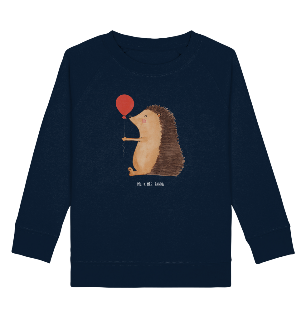 Organic Kinder Pullover Igel mit Luftballon Kinder Pullover, Kinder Sweatshirt, Jungen, Mädchen, Tiermotive, Gute Laune, lustige Sprüche, Tiere, Igel, Geburtstag, Herzlichen Glückwunsch, Glückwunsch, Geburtstagskind, Ballon, Happy Birthday