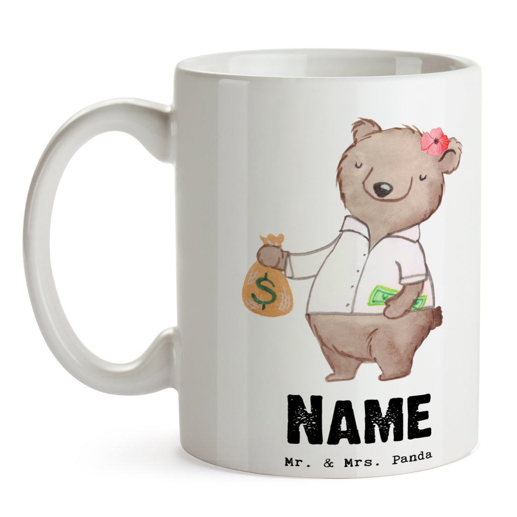 Personalisierte Tasse Bänkerin mit Herz Personalisierte Tasse, Namenstasse, Wunschname, Personalisiert, Tasse, Namen, Drucken, Tasse mit Namen, Beruf, Ausbildung, Jubiläum, Abschied, Rente, Kollege, Kollegin, Geschenk, Schenken, Arbeitskollege, Mitarbeiter, Firma, Danke, Dankeschön, Bänkerin, Bankfachfrau, Bankangestellte, Bankberaterin