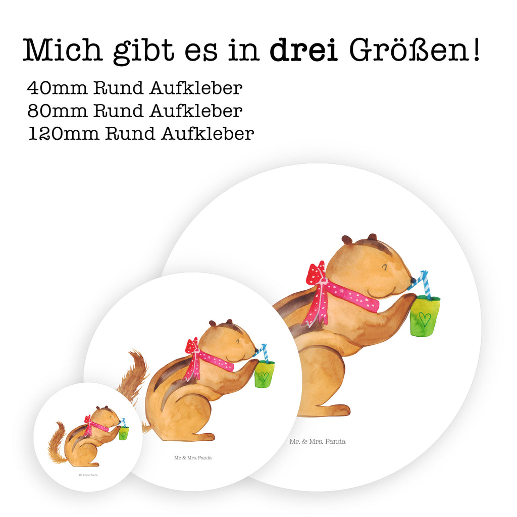 Rund Aufkleber Eichhörnchen Smoothie Sticker, Aufkleber, Etikett, Tiermotive, Gute Laune, lustige Sprüche, Tiere, Green Smoothies, Diät, Abnehmen, Streifenhörnchen, Eichhörnchen