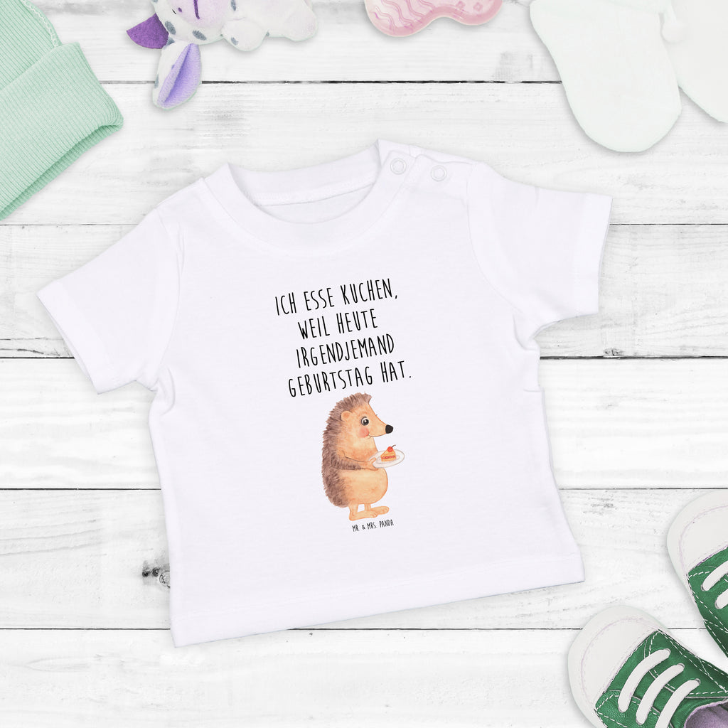 Organic Baby Shirt Igel Kuchenstück Baby T-Shirt, Jungen Baby T-Shirt, Mädchen Baby T-Shirt, Shirt, Tiermotive, Gute Laune, lustige Sprüche, Tiere, Igel, Essen Spruch, Kuchen, Backen Geschenk, Kuchen backen, Einladung Party, Geburtstagskuchen, Torte