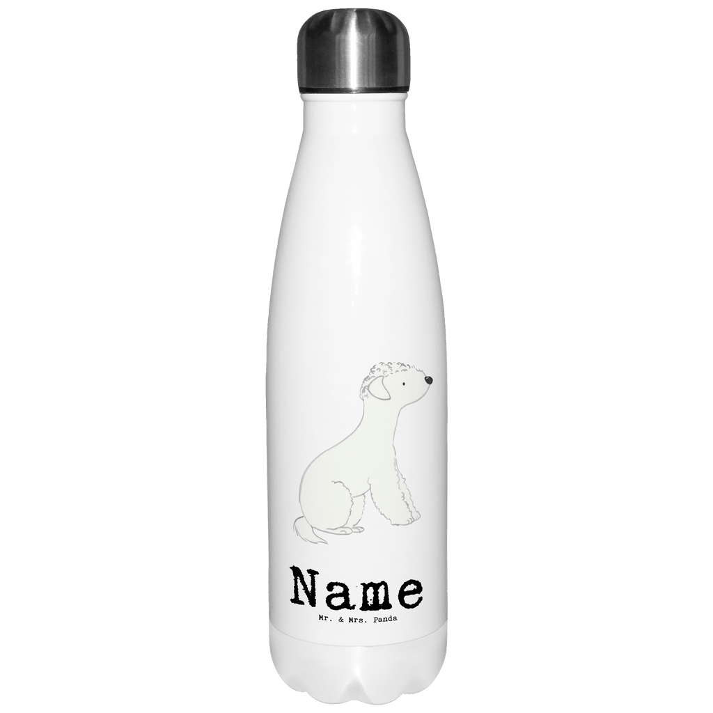 Personalisierte Thermosflasche Bedlington Terrier Lebensretter Personalisierte Isolierflasche, Personalisierte Thermoflasche, Personalisierte Trinkflasche, Trinkflasche Mit Namen, Wunschname, Bedrucken, Namensflasche, Hund, Hunderasse, Rassehund, Hundebesitzer, Geschenk, Tierfreund, Schenken, Welpe, Bedlington Terrier, Terrier