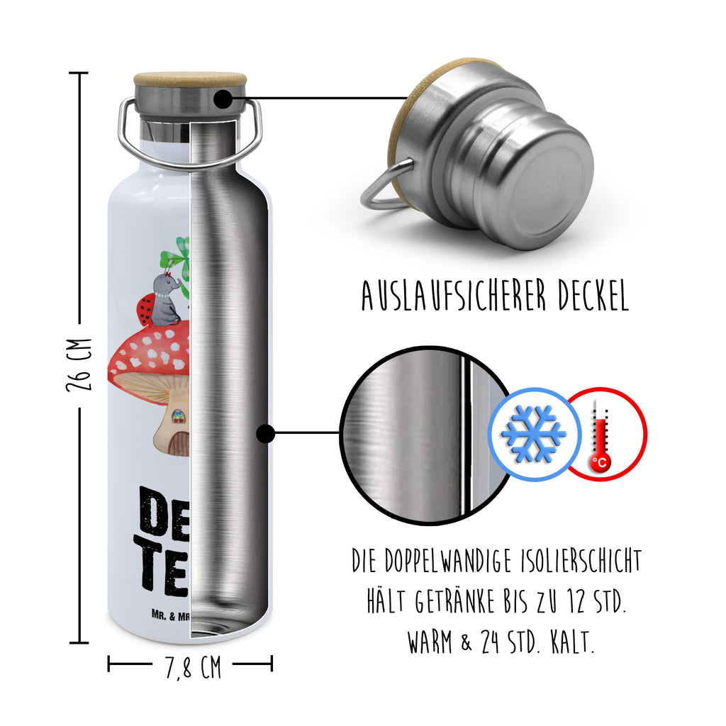 Personalisierte Trinkflasche Marienkäfer Paar Fliegenpilz Personalisierte Trinkflasche, Trinkflasche mit Namen, Trinkflasche bedrucken, Flasche personalisiert, Trinkflasch mit Aufdruck, Trinkflasche Werbegeschenk, Namensaufdruck Trinkflasche, Sportflasche personalisiert, Trinkflasche Sport, Tiermotive, Gute Laune, lustige Sprüche, Tiere, Haus, Wohnung, zuhause, Fliegenpilz, Marienkäfer, Fleigenpilzhaus