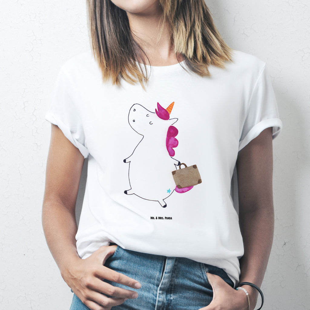 T-Shirt Standard Einhorn Koffer T-Shirt, Shirt, Tshirt, Lustiges T-Shirt, T-Shirt mit Spruch, Party, Junggesellenabschied, Jubiläum, Geburstag, Herrn, Damen, Männer, Frauen, Schlafshirt, Nachthemd, Sprüche, Einhorn, Einhörner, Einhorn Deko, Pegasus, Unicorn, unicorn, Koffer, Verreisen, Reise, Gepäck, Abenteuer, Erwachsen, Kind, albern, Spaß, lustig, witzig