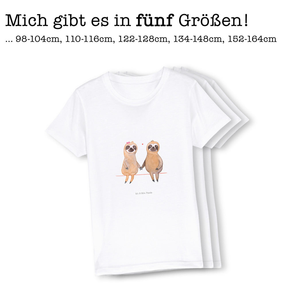 Organic Kinder T-Shirt Faultier Pärchen Kinder T-Shirt, Kinder T-Shirt Mädchen, Kinder T-Shirt Jungen, Faultier, Faultier Geschenk, Faultier Deko, Faultiere, faul, Lieblingstier, Liebe, Liebespaar, Faultierliebe, Faultierpärchen, verliebt, verlobt, gemeinsam, relaxen, Pärchen, Beziehung, Langsamkeit