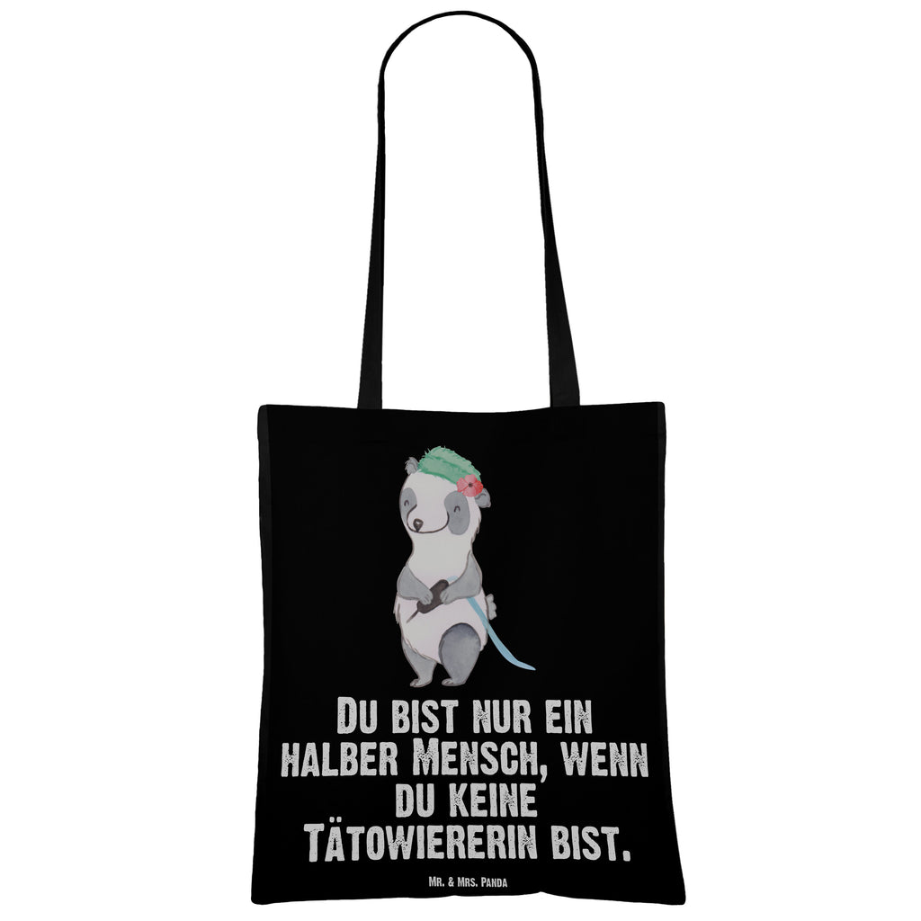 Tragetasche Tätowiererin mit Herz Beuteltasche, Beutel, Einkaufstasche, Jutebeutel, Stoffbeutel, Tasche, Shopper, Umhängetasche, Strandtasche, Schultertasche, Stofftasche, Tragetasche, Badetasche, Jutetasche, Einkaufstüte, Laptoptasche, Beruf, Ausbildung, Jubiläum, Abschied, Rente, Kollege, Kollegin, Geschenk, Schenken, Arbeitskollege, Mitarbeiter, Firma, Danke, Dankeschön