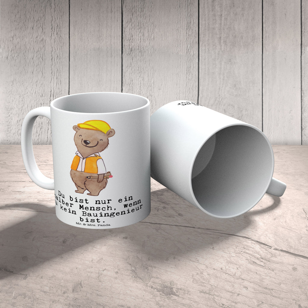 Tasse Bauingenieur mit Herz Tasse, Kaffeetasse, Teetasse, Becher, Kaffeebecher, Teebecher, Keramiktasse, Porzellantasse, Büro Tasse, Geschenk Tasse, Tasse Sprüche, Tasse Motive, Kaffeetassen, Tasse bedrucken, Designer Tasse, Cappuccino Tassen, Schöne Teetassen, Beruf, Ausbildung, Jubiläum, Abschied, Rente, Kollege, Kollegin, Geschenk, Schenken, Arbeitskollege, Mitarbeiter, Firma, Danke, Dankeschön, Bauingenieur, Statiker, Ingeniuer, Baustelle, Studium