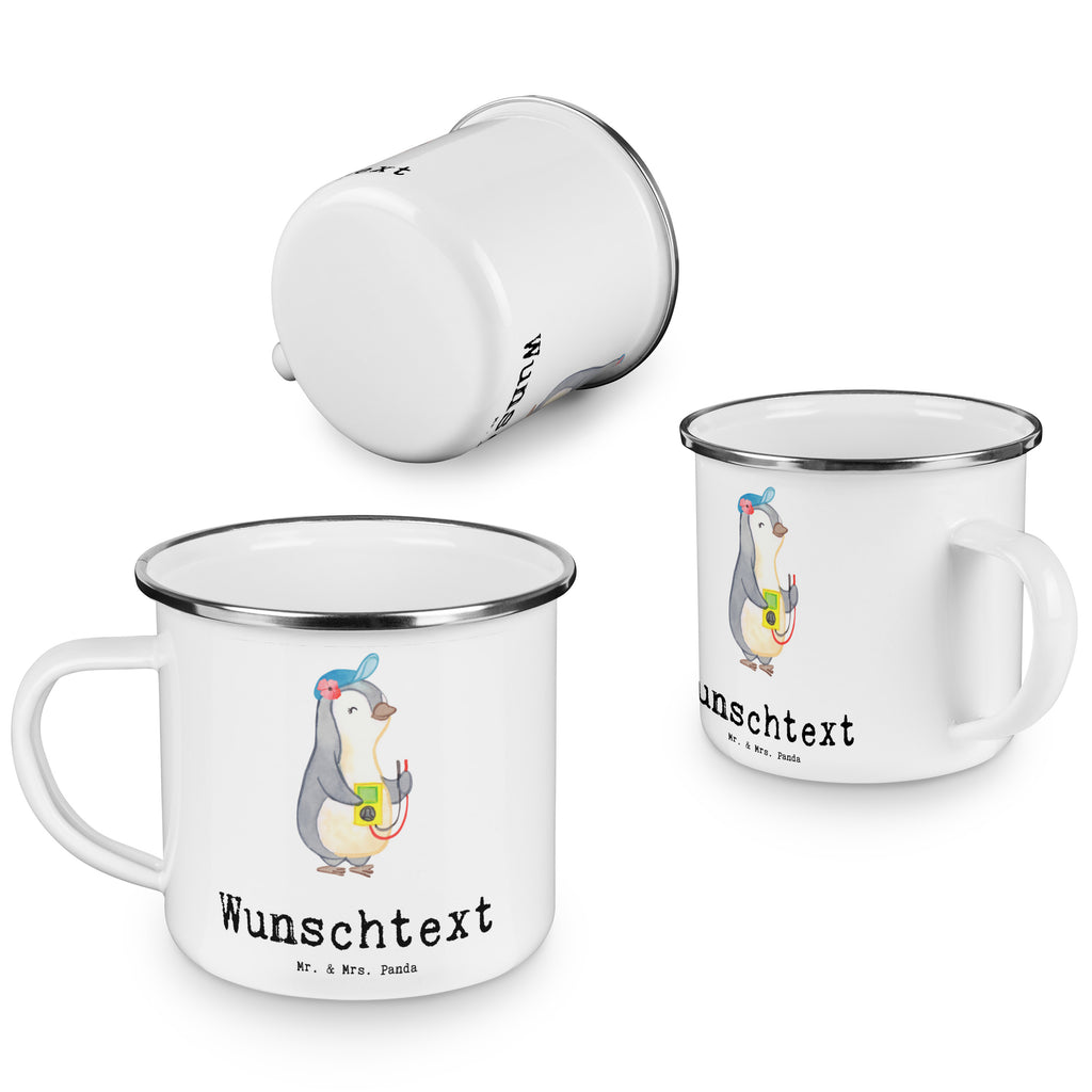 Personalisierte Emaille Tasse Elektrikerin mit Herz Emaille Tasse personalisiert, Emaille Tasse mit Namen, Campingtasse personalisiert, Namenstasse, Campingtasse bedrucken, Campinggeschirr personalsisert, tasse mit namen, personalisierte tassen, personalisierte tasse, tasse selbst gestalten, tasse bedrucken, tassen bedrucken, Beruf, Ausbildung, Jubiläum, Abschied, Rente, Kollege, Kollegin, Geschenk, Schenken, Arbeitskollege, Mitarbeiter, Firma, Danke, Dankeschön, Elektrikerin, Elektronmonteurin, Elektrotechnikerin, Elektroinstallateurin, Elektromeisterin, Gesellenprüfung