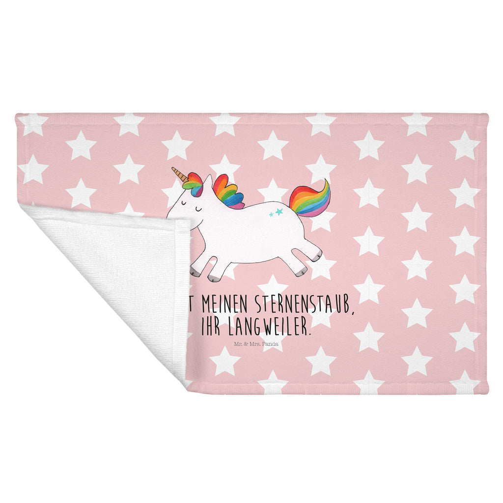 Handtuch Einhorn Happy Gästetuch, Reisehandtuch, Sport Handtuch, Frottier, Kinder Handtuch, Einhorn, Einhörner, Einhorn Deko, Pegasus, Unicorn, glücklich, fröhlich, Spaß, Freude, Lebensfreude, witzig, spannend, Lächeln, Lachen