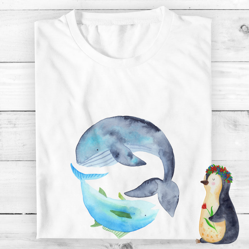 Personalisiertes T-Shirt Walfisch & Thunfisch T-Shirt Personalisiert, T-Shirt mit Namen, T-Shirt mit Aufruck, Männer, Frauen, Wunschtext, Bedrucken, Tiermotive, Gute Laune, lustige Sprüche, Tiere, Wal, Wahl, Tunfisch, Wortwitz lustig, Spruch lustig, Flachwitz, Witz, Spruch des Tages, Flachwitz Geschenk