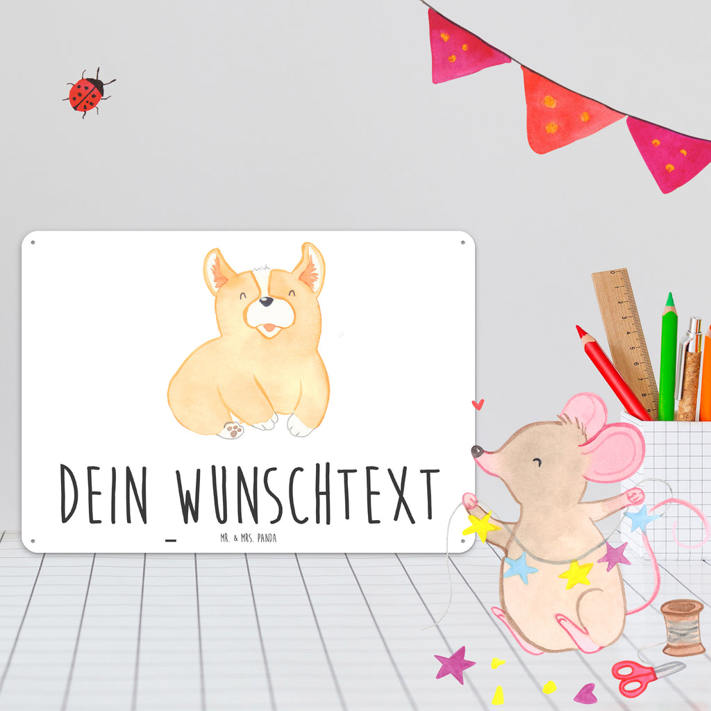 Personalisiertes Blechschild Corgie Blechschild, Metallschild, Geschenk Schild, Schild, Magnet-Metall-Schild, Deko Schild, Wandschild, Wand-Dekoration, Türschild, Hund, Hundemotiv, Haustier, Hunderasse, Tierliebhaber, Hundebesitzer, Sprüche, Corgie, Welsh Corgie Pembroke, britisch, Motivation, Spruch, Hundespruch, Lebensfreude