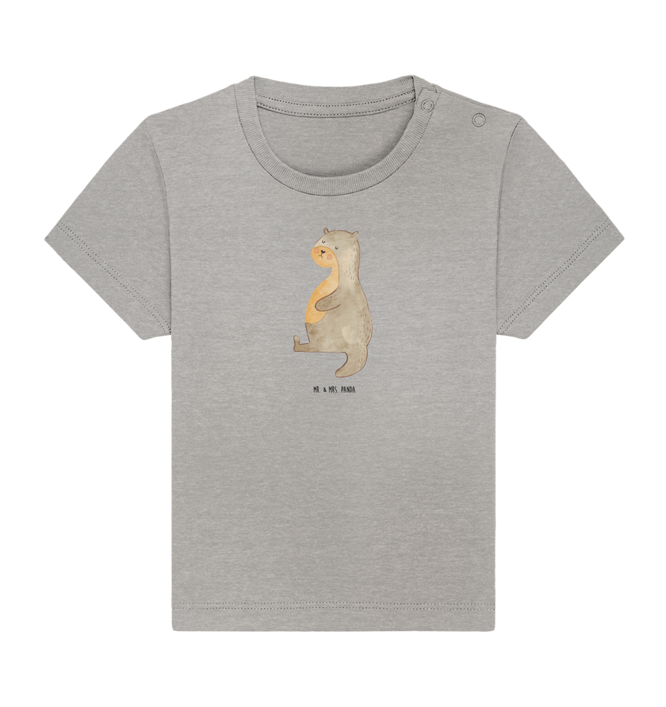 Organic Baby Shirt Otter Bauch Baby T-Shirt, Jungen Baby T-Shirt, Mädchen Baby T-Shirt, Shirt, Otter, Fischotter, Seeotter, Otter Seeotter See Otter