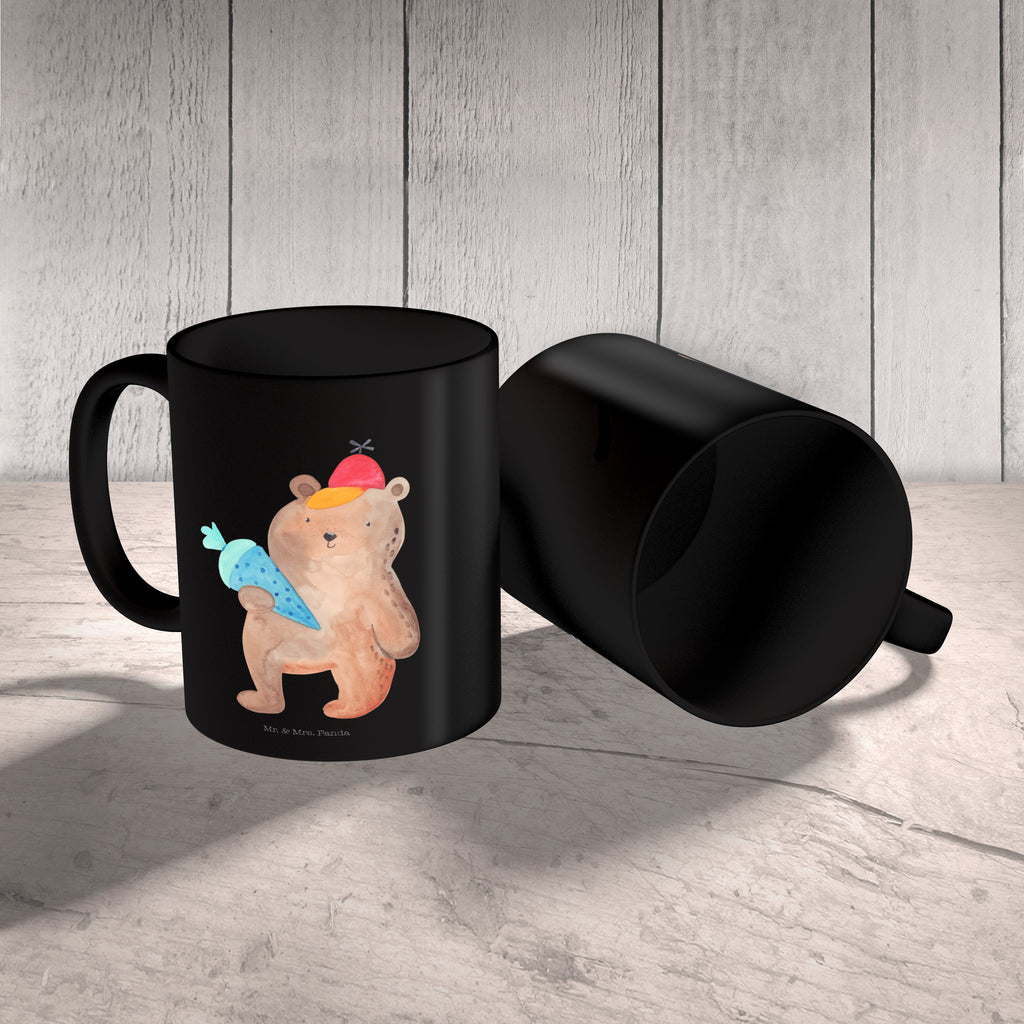 Tasse Bär Schultüte Tasse, Kaffeetasse, Teetasse, Becher, Kaffeebecher, Teebecher, Keramiktasse, Porzellantasse, Büro Tasse, Geschenk Tasse, Tasse Sprüche, Tasse Motive, Kaffeetassen, Tasse bedrucken, Designer Tasse, Cappuccino Tassen, Schöne Teetassen, Bär, Teddy, Teddybär, Bär Motiv, Schultüte, Erster Schultag Geschenk, Einschulung Geschenk, Schule Geschenk, Grundschule, Schulanfang, Schulbeginn