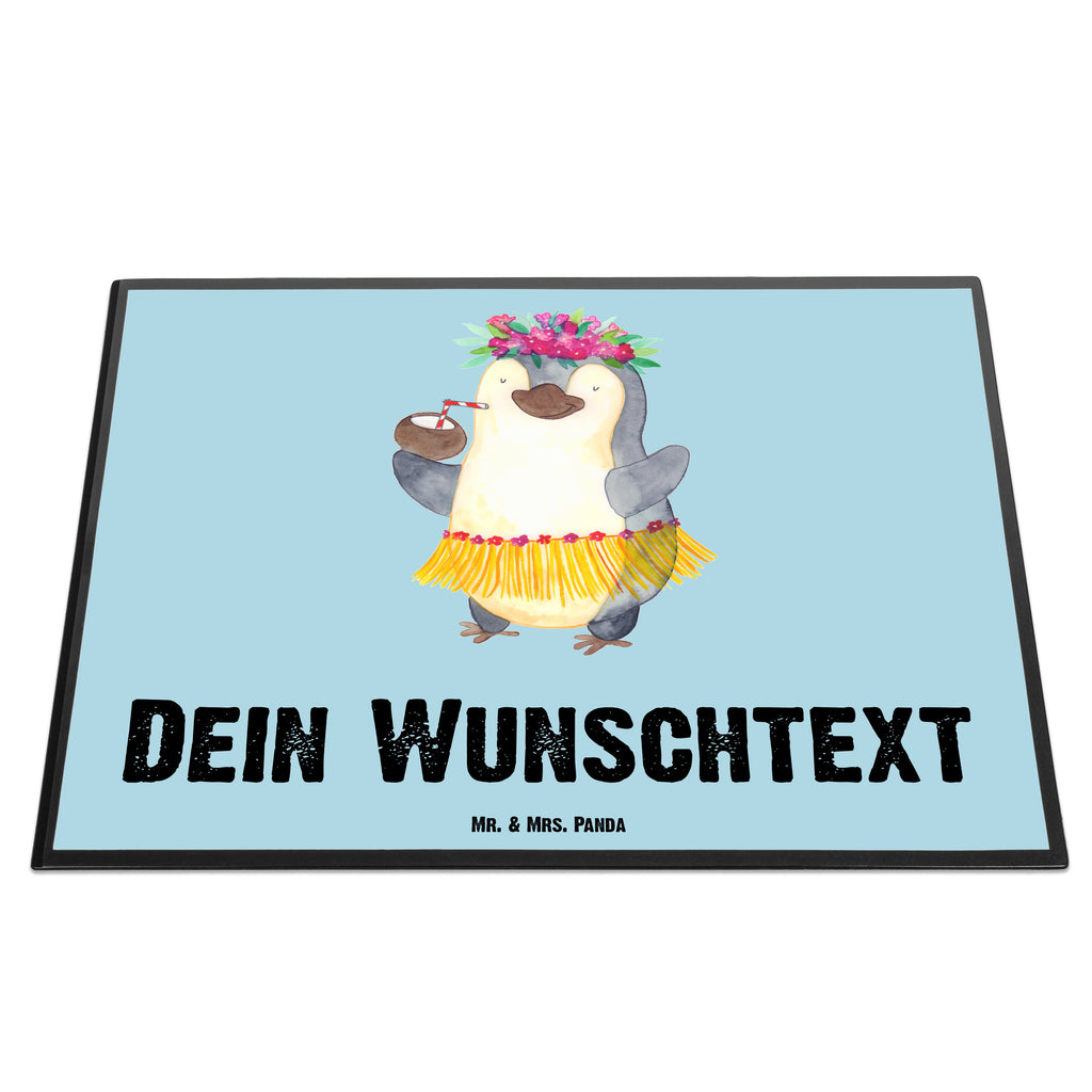 Personalisierte Schreibtischunterlage Pinguin Kokosnuss Personalisierte Schreibunterlage, Personalisierte Schreibtischauflage, Personalisierte Schreibtisch Unterlagen, Schreibunterlage mit Namen, Schreibtischauflage mit Namen, Schreibtisch Unterlagen mit Namen, Selbst gestalten, Namensaufdruck, Namenspersonalisierung, Pinguin, Aloha, Hawaii, Urlaub, Kokosnuss, Pinguine