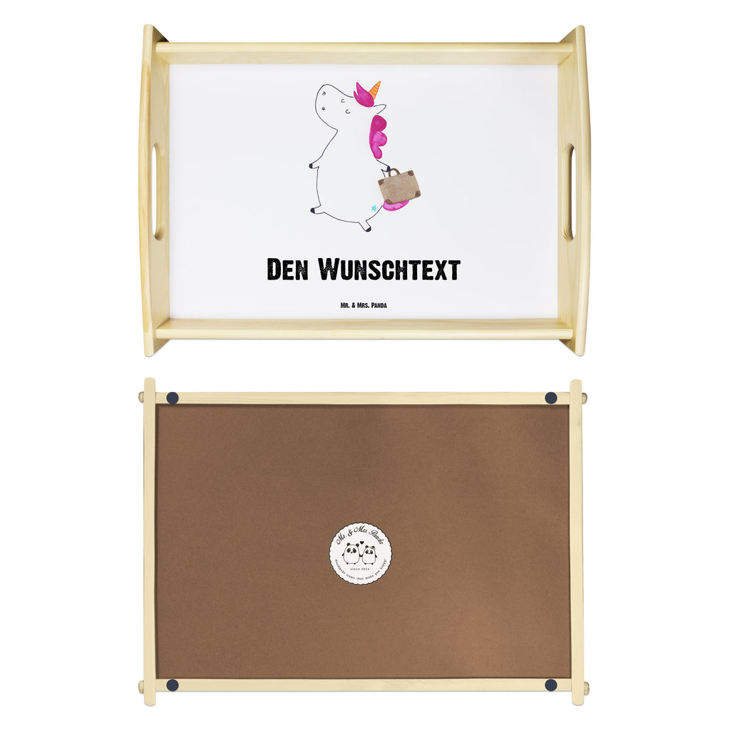 Personalisiertes Serviertablett Einhorn Koffer Personalisiertes Serviertablett, Personalisiertes Tablett, Personalisiertes Holztablett, Personalisiertes Küchentablett, Personalisiertes Dekotablett, Personalisiertes Frühstückstablett, Serviertablett mit Namen, Tablett mit Namen, Einhorn, Einhörner, Einhorn Deko, Pegasus, Unicorn, unicorn, Koffer, Verreisen, Reise, Gepäck, Abenteuer, Erwachsen, Kind, albern, Spaß, lustig, witzig