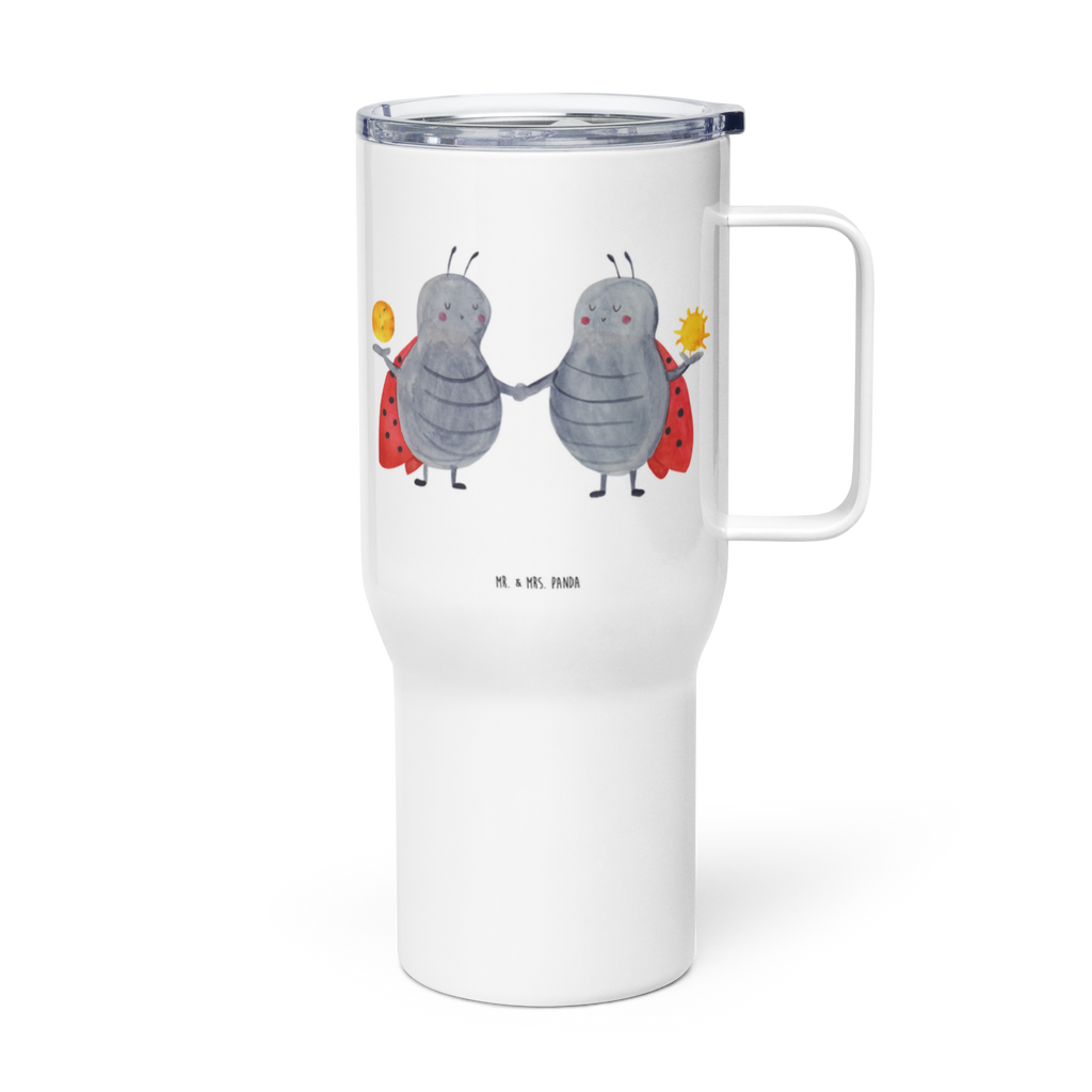 XXL Thermobecher Sternzeichen Zwilling Thermobecher, XL Thermobecher, Reisebecher, XL Reisetasse, Großer Thermobecher, Autobecher, Jumbo Becher, Tierkreiszeichen, Sternzeichen, Horoskop, Astrologie, Aszendent, Zwillinge, Zwilling Geschenk, Zwilling Sternzeichen, Geburtstag Mai, Geschenk Mai, Geschenk Juni, Marienkäfer, Glückskäfer, Zwillingsbruder, Zwillingsschwester