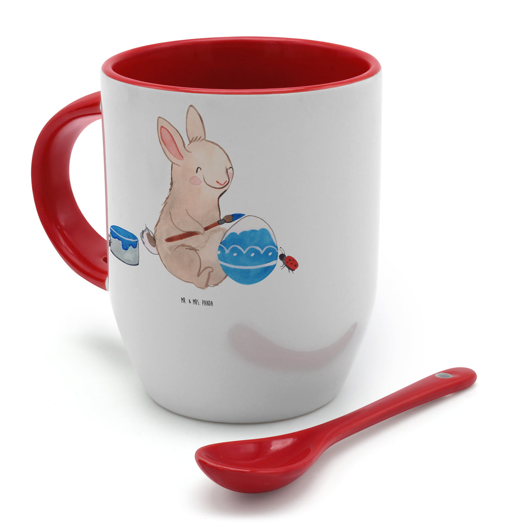 Tasse mit Löffel Hase Marienkäfer Tasse, Kaffeetasse, Tassen, Tasse mit Spruch, Kaffeebecher, Tasse mit Löffel, Ostern, Osterhase, Ostergeschenke, Osternest, Osterdeko, Geschenke zu Ostern, Ostern Geschenk, Ostergeschenke Kinder, Ostern Kinder, Ostergrüße, Ostereier, Frühlingsgrüße, Eier bemalen, Picknicken, Frühling, Frühlingsgefühle, Hase