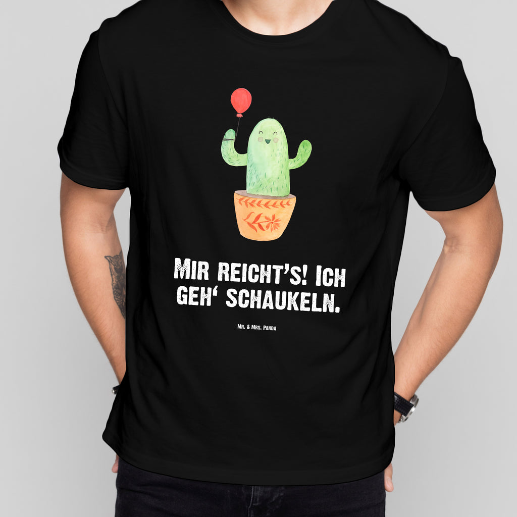 T-Shirt Standard Kaktus Luftballon T-Shirt, Shirt, Tshirt, Lustiges T-Shirt, T-Shirt mit Spruch, Party, Junggesellenabschied, Jubiläum, Geburstag, Herrn, Damen, Männer, Frauen, Schlafshirt, Nachthemd, Sprüche, Kaktus, Kakteen, Luftballon, Neustart, Freude, Büro, Stress, Büroalltag, Freundin, Freund, Ausbildung, Prüfung