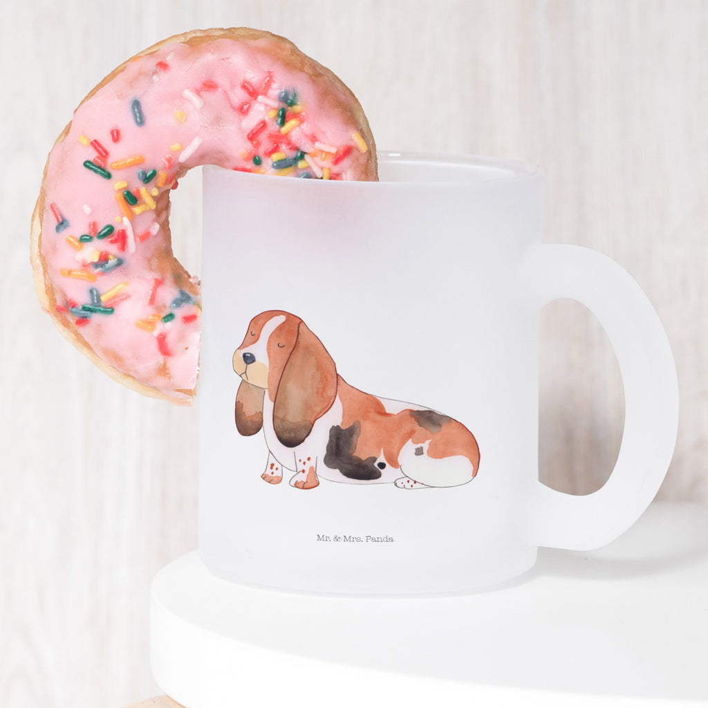 Teetasse Hund Basset Hound Teetasse, Teeglas, Teebecher, Tasse mit Henkel, Tasse, Glas Teetasse, Teetasse aus Glas, Hund, Hundemotiv, Haustier, Hunderasse, Tierliebhaber, Hundebesitzer, Sprüche, Basset Hound, Basset, Hundeliebe, kinderlos