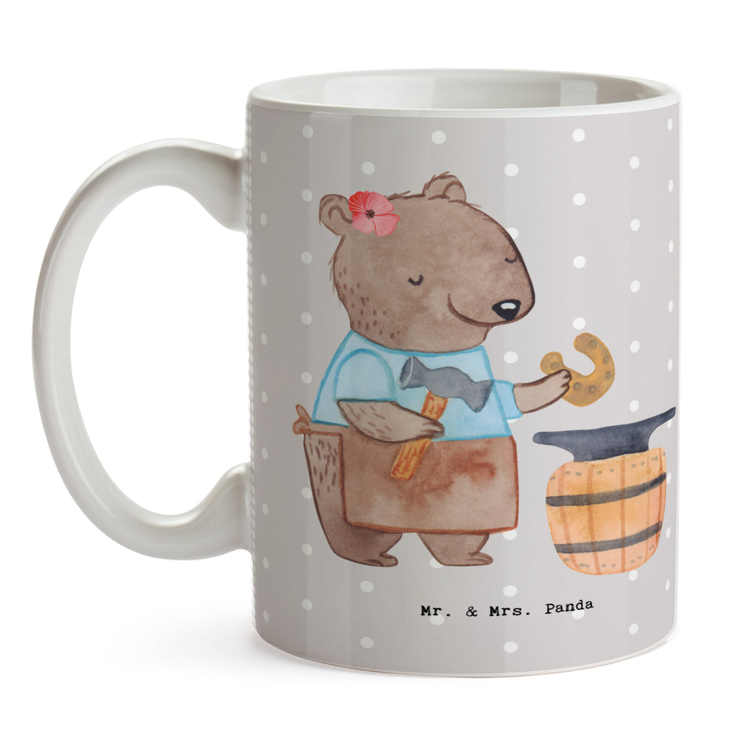 Tasse Schmiedin mit Herz Tasse, Kaffeetasse, Teetasse, Becher, Kaffeebecher, Teebecher, Keramiktasse, Porzellantasse, Büro Tasse, Geschenk Tasse, Tasse Sprüche, Tasse Motive, Kaffeetassen, Tasse bedrucken, Designer Tasse, Cappuccino Tassen, Schöne Teetassen, Beruf, Ausbildung, Jubiläum, Abschied, Rente, Kollege, Kollegin, Geschenk, Schenken, Arbeitskollege, Mitarbeiter, Firma, Danke, Dankeschön